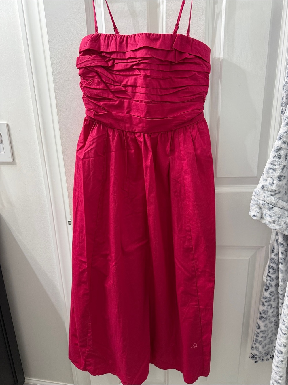 Abercrombie & Fitch Pink Smocked Dress